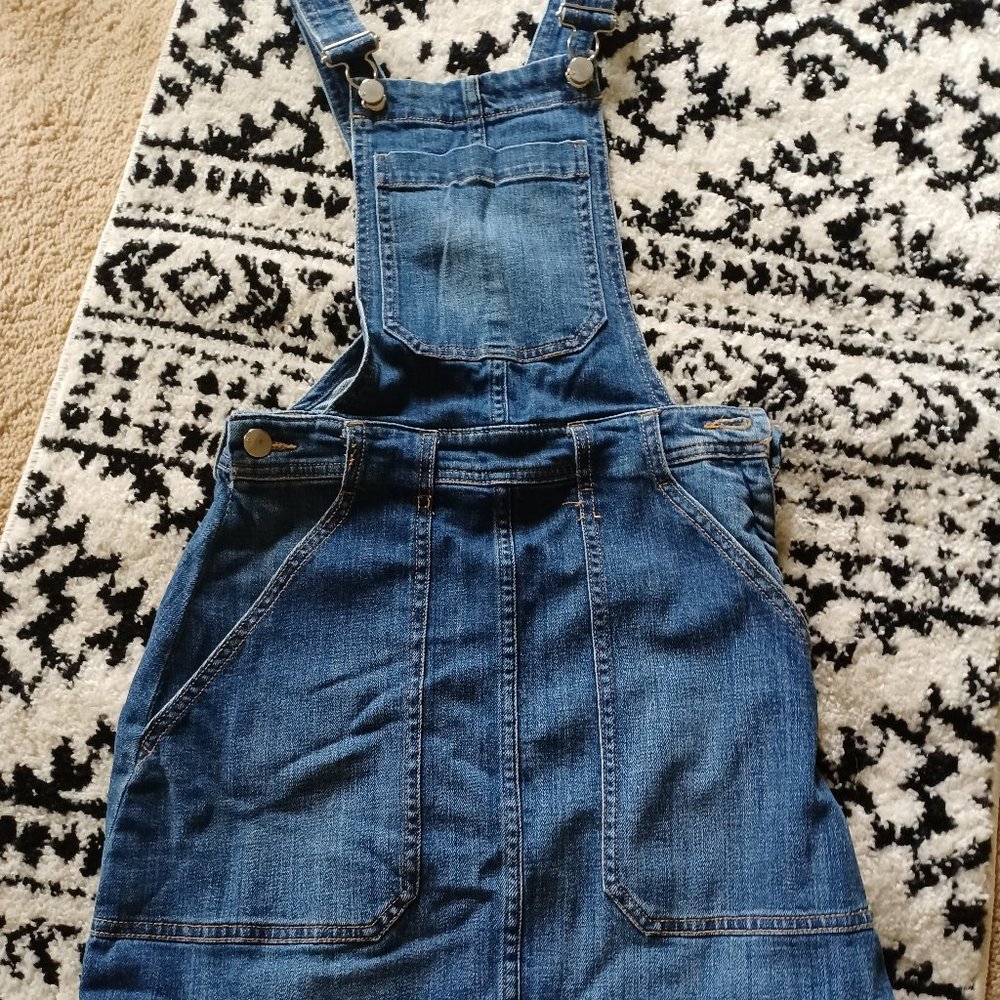 Women's H&M denim skirtall/overall dress/jumper